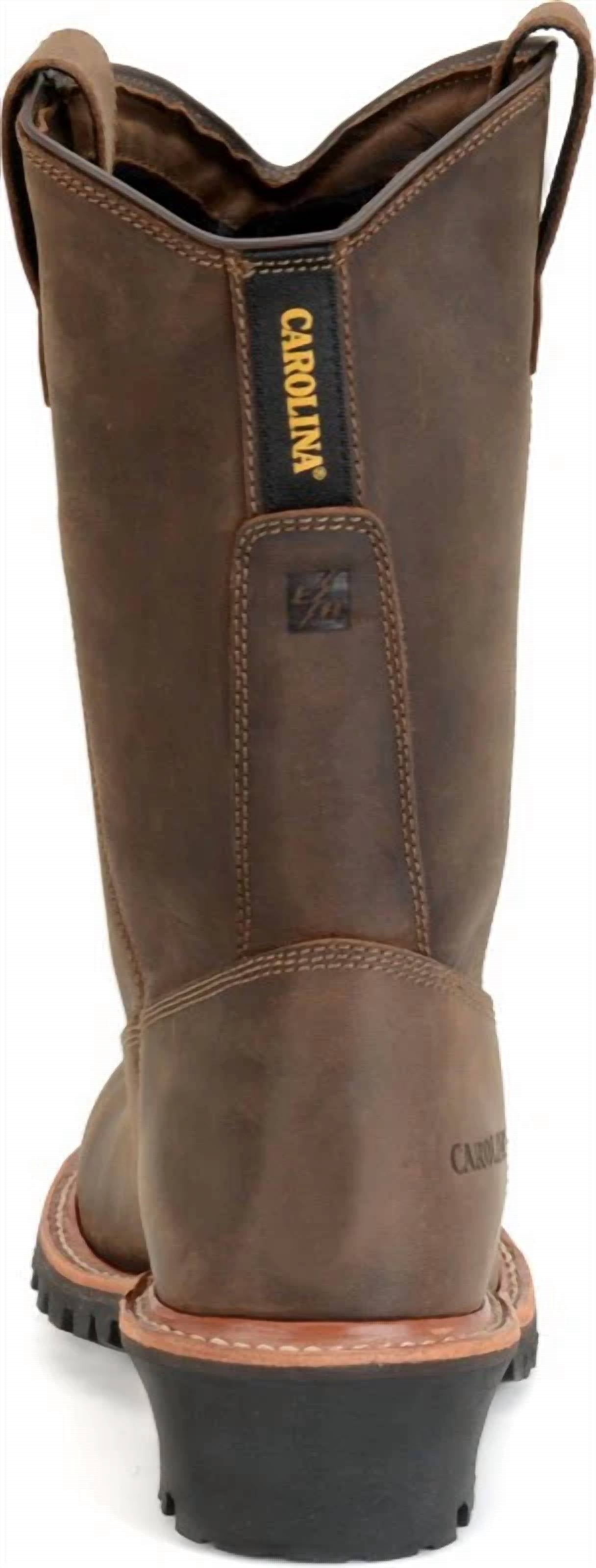 Carolina - Men's 12in Waterproof Composite Wellington Logger