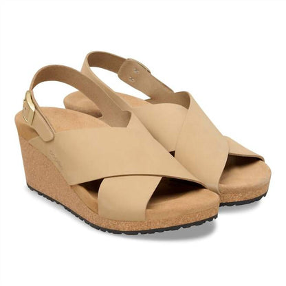 Birkenstock - Women's Samira Nubuck Leather Wedge Sandals