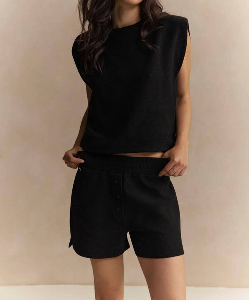 Lune Active - Moon Padded Shoulder Top
