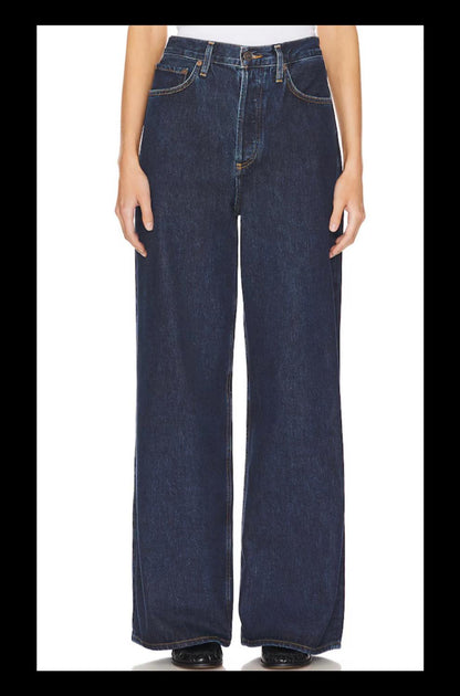 Agolde - Dame High Rise Wide Leg Jeans
