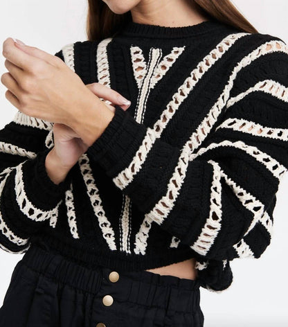 Another Love - Havana Dolman Sleeve Crochet Sweater