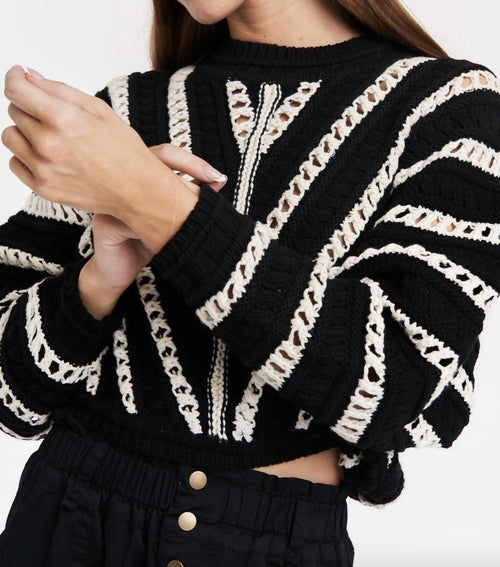 Another Love - Havana Dolman Sleeve Crochet Sweater