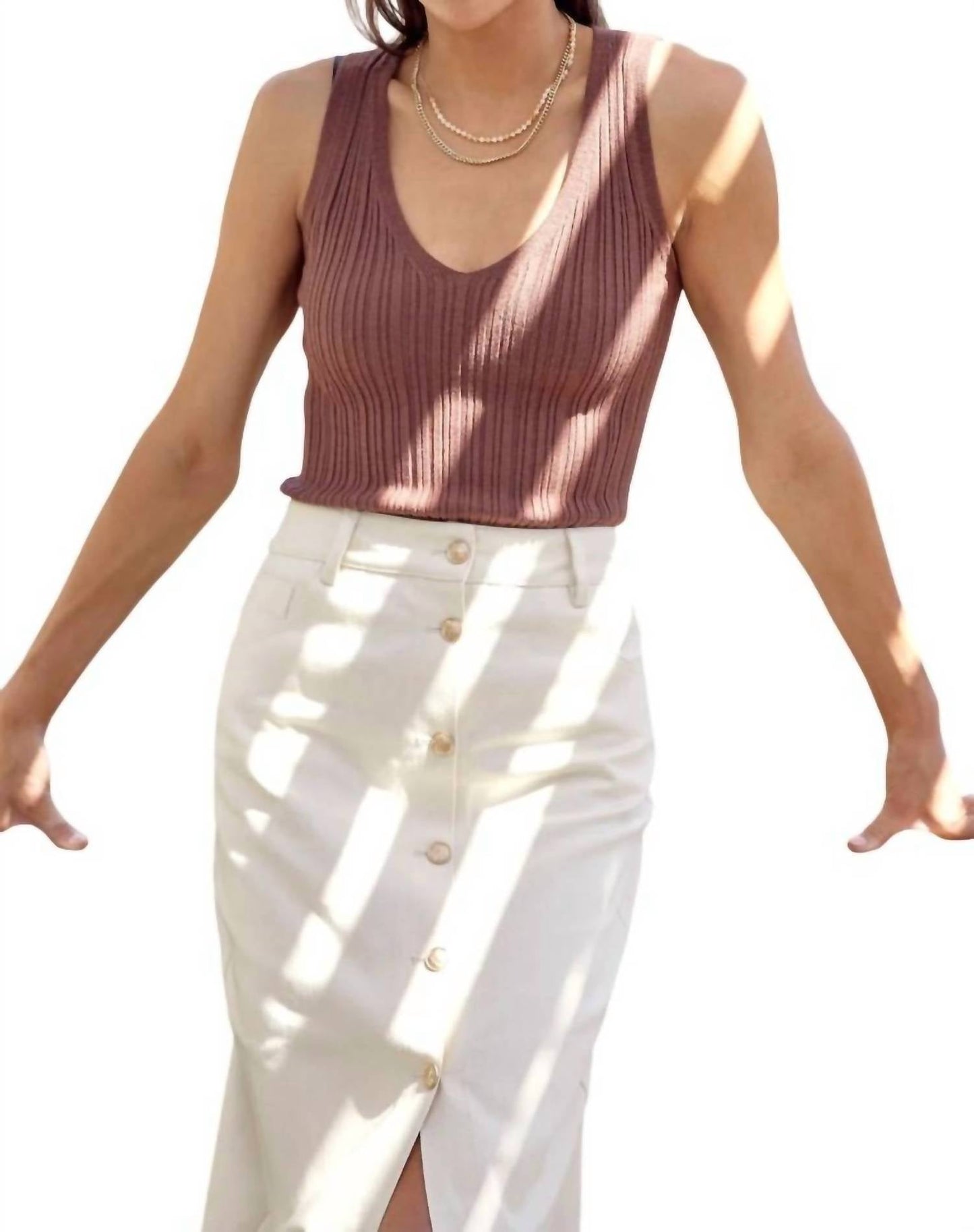 Greylin - Rib Knit Top