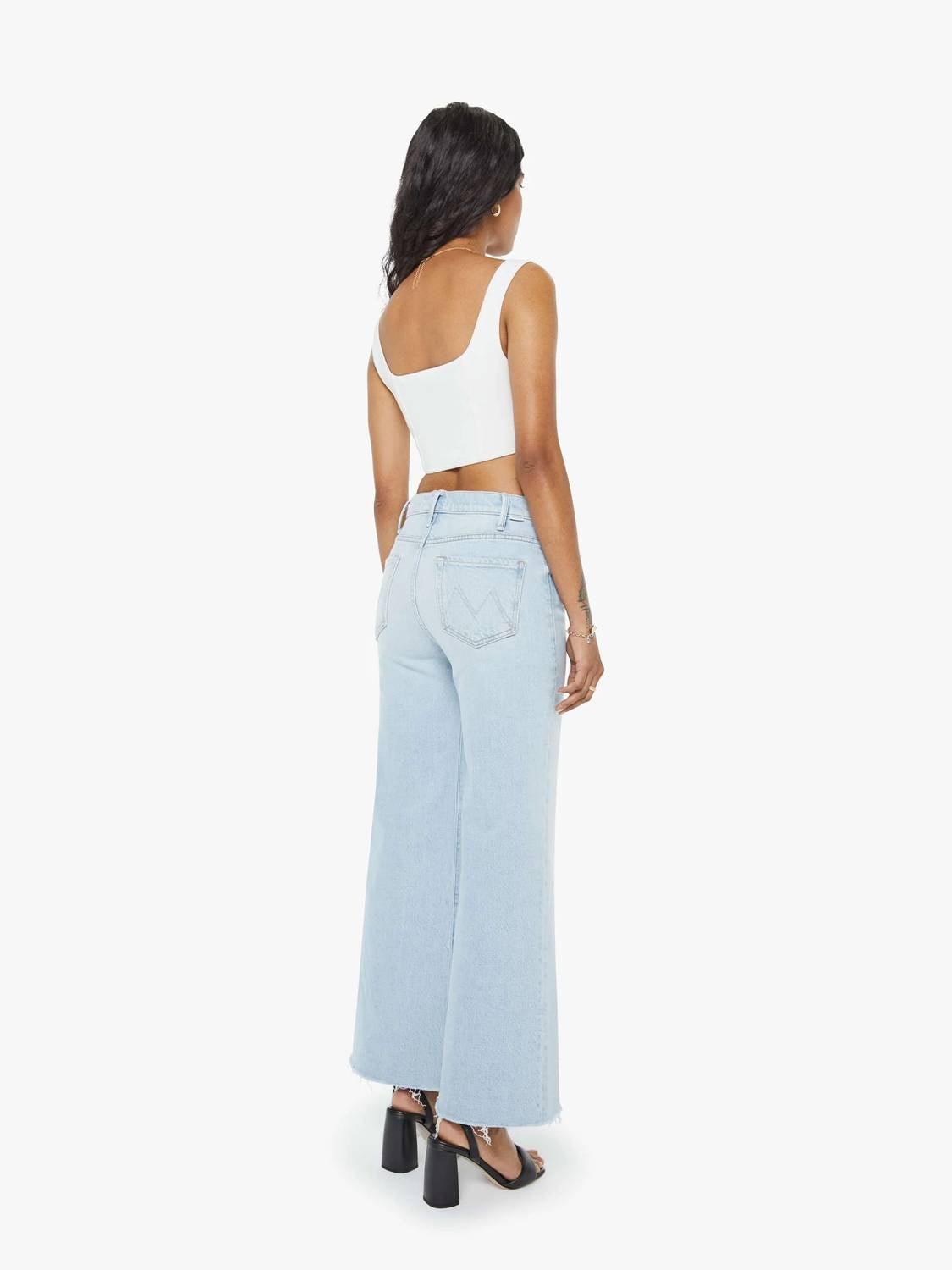 Mother - Lil Hustler Roller Skimp Fray Jeans - Petite