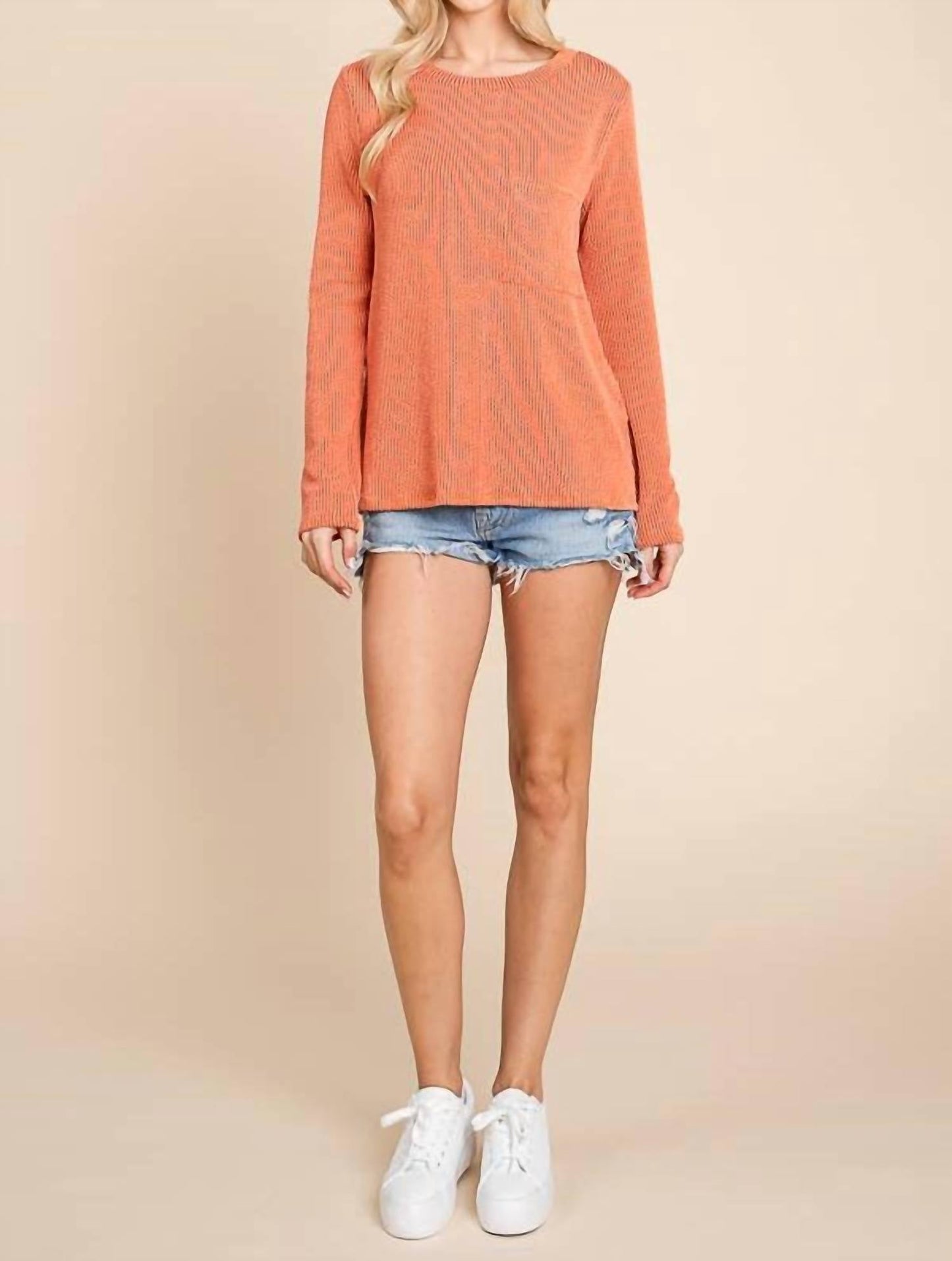 Bombom - Western Ribbed Top With Pocket
