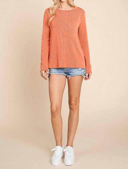 Bombom - Western Ribbed Top With Pocket