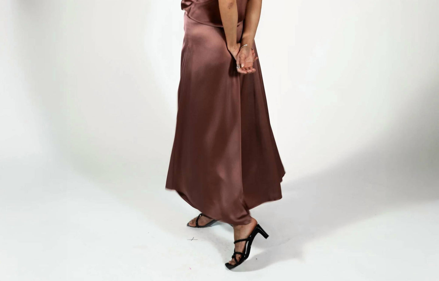 Alysi - Asymmetrical Satin Top