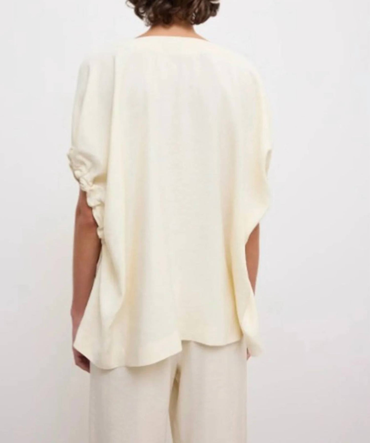 House Of Dagmar - Rouched V-neck Top
