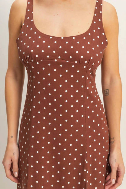 Hyfve - Dotty Delight Linen Dress