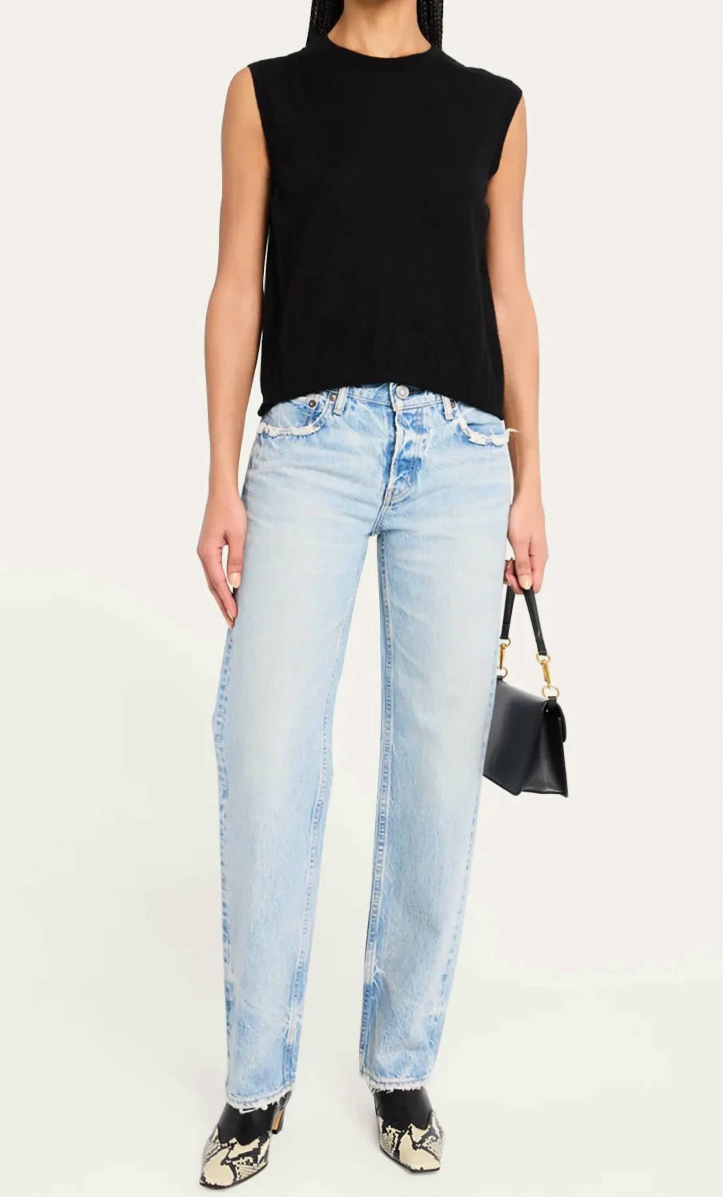 Moussy - Wildwood Straight Low Rise Jeans