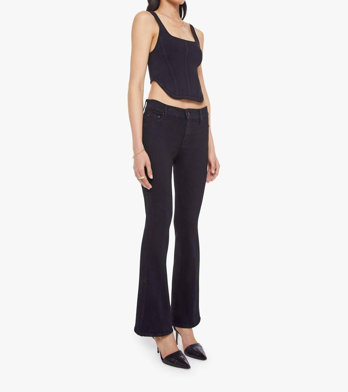 Mother - WEEKENDER FLARED LEG JEANS