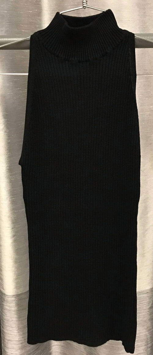 Autumn Cashmere - Women's Rib Mock Neck Halter Sweater