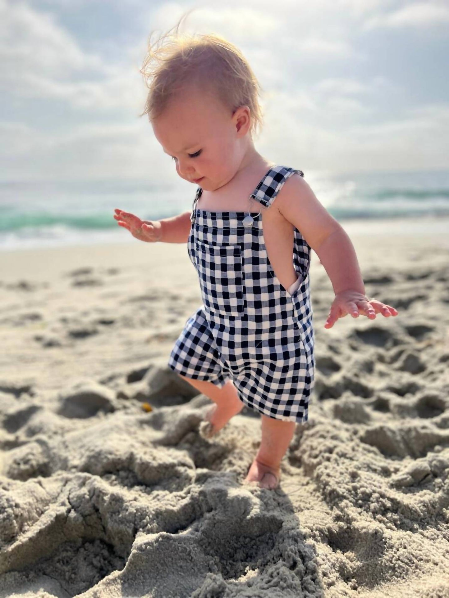 Me & Henry - Baby Boys Galleon Woven Overalls