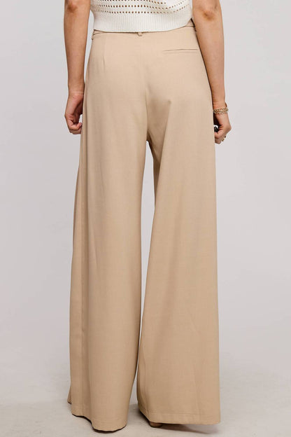 Mimosa - Sloan Wide Leg Pleated Trousers
