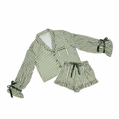 Bella Sleep + Spa - Women's Button Up Top And Pajama Short Set