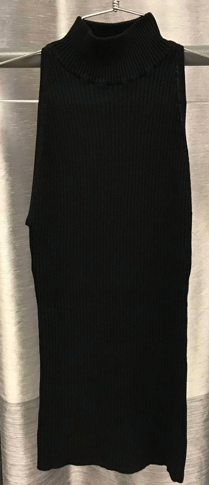 Autumn Cashmere - Women's Rib Mock Neck Halter Sweater