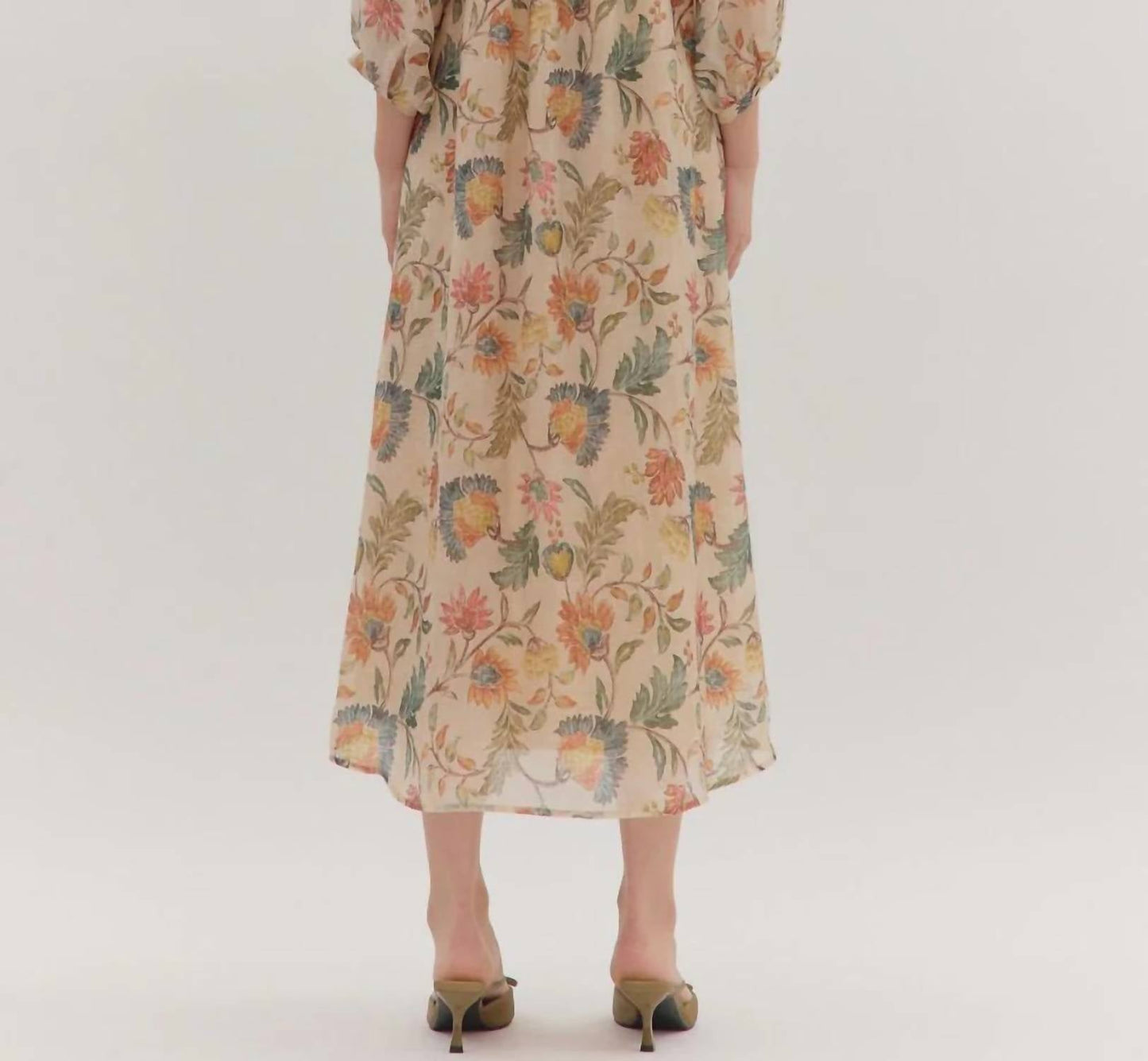 Entro - Blaire Botanical Midi Dress