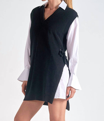 Elan - Sweater Shirt Dress