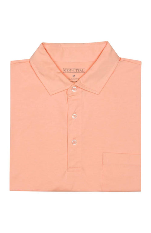 Genteal - Men's Easton Pima Cotton Polo