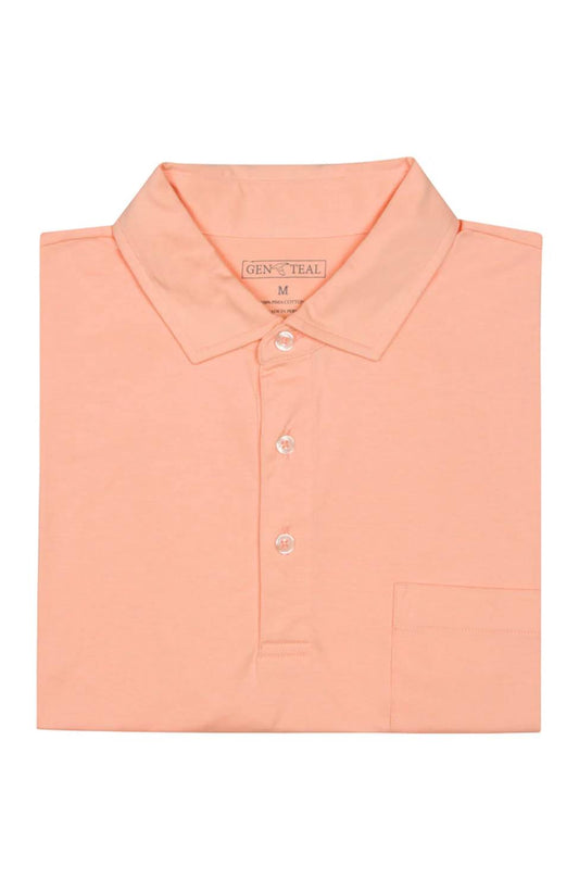 Genteal - Men's Easton Pima Cotton Polo