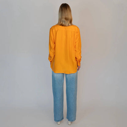 Alysi - Long Sleeve Silk Blouse