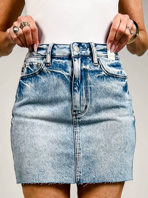 Judy Blue - Rigid Magic Denim Skirt