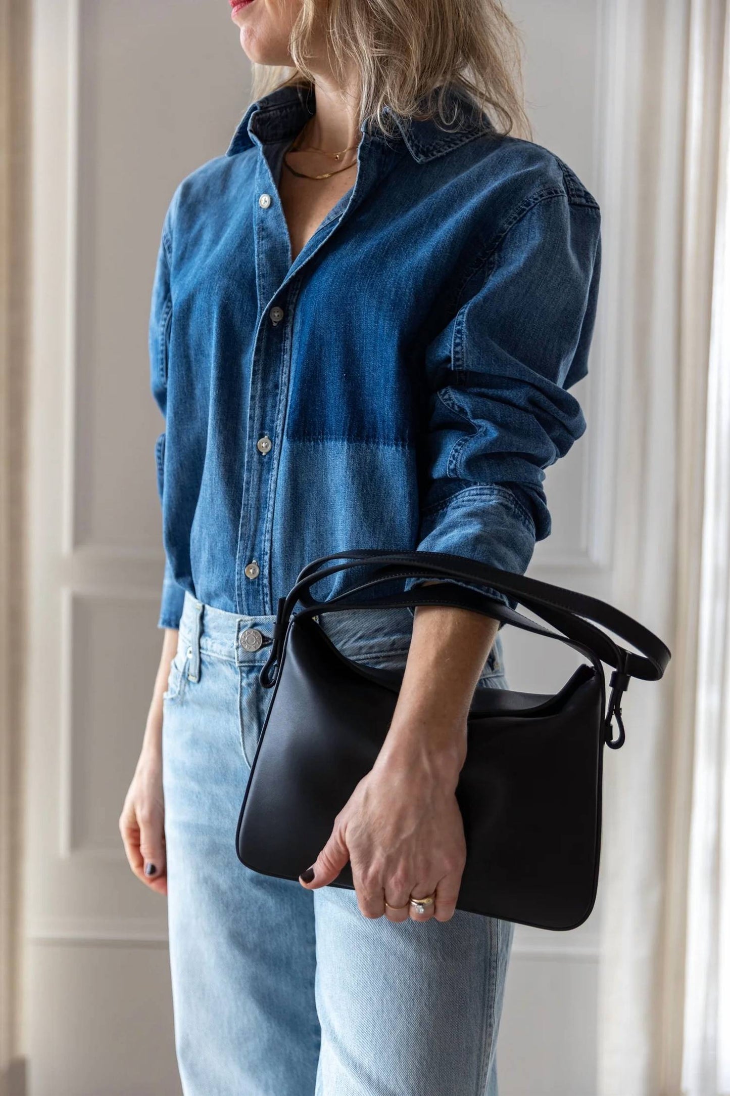 Aesther Ekme - Women's Handbag Soft Baguette Crossbody Bag
