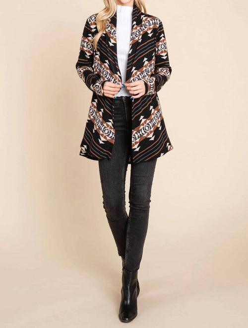 Bombom - Calgary Western Open Front Cardigan