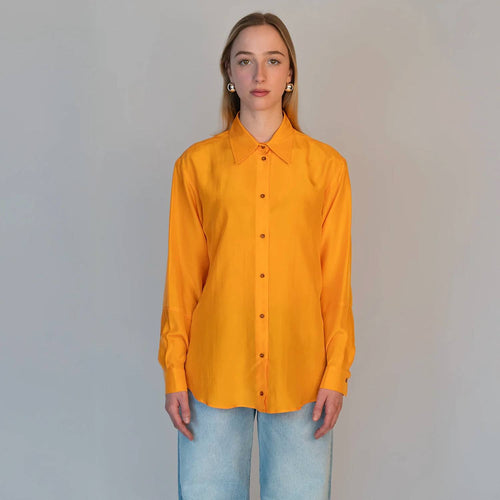 Alysi - Long Sleeve Silk Blouse