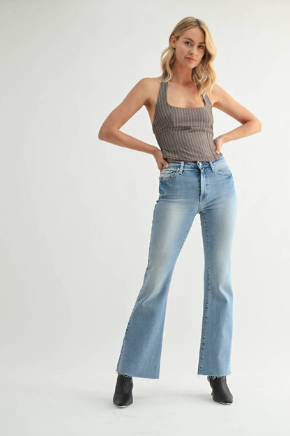 Jbd. - Mid Rise Straight Bootcut Denim