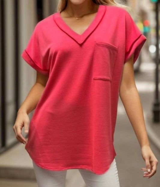 Heimish Usa - Women's V-neck Top