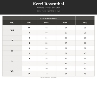 Kerri Rosenthal - Long Sleeve Rib Tee