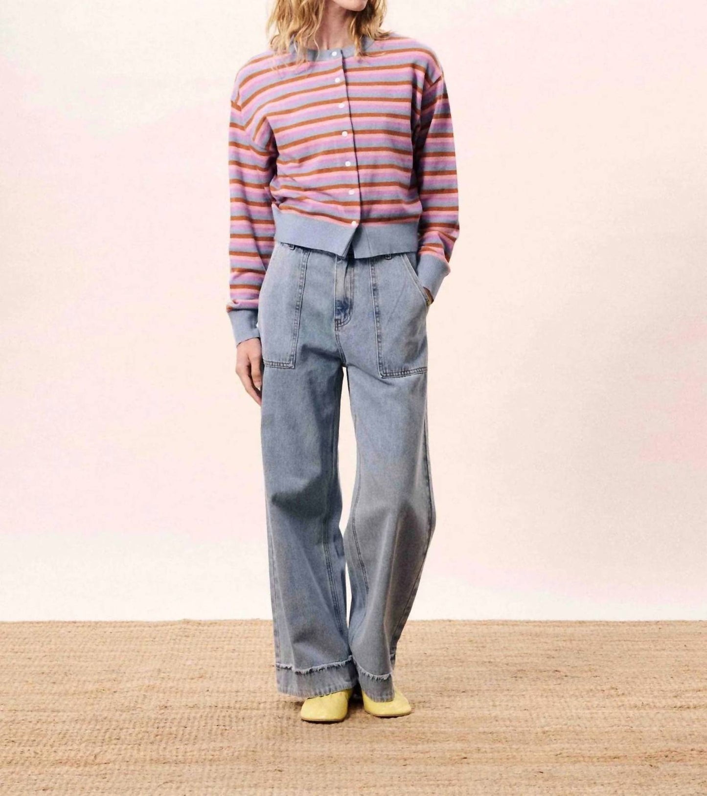 Frnch - Adria Stripe Cardigan