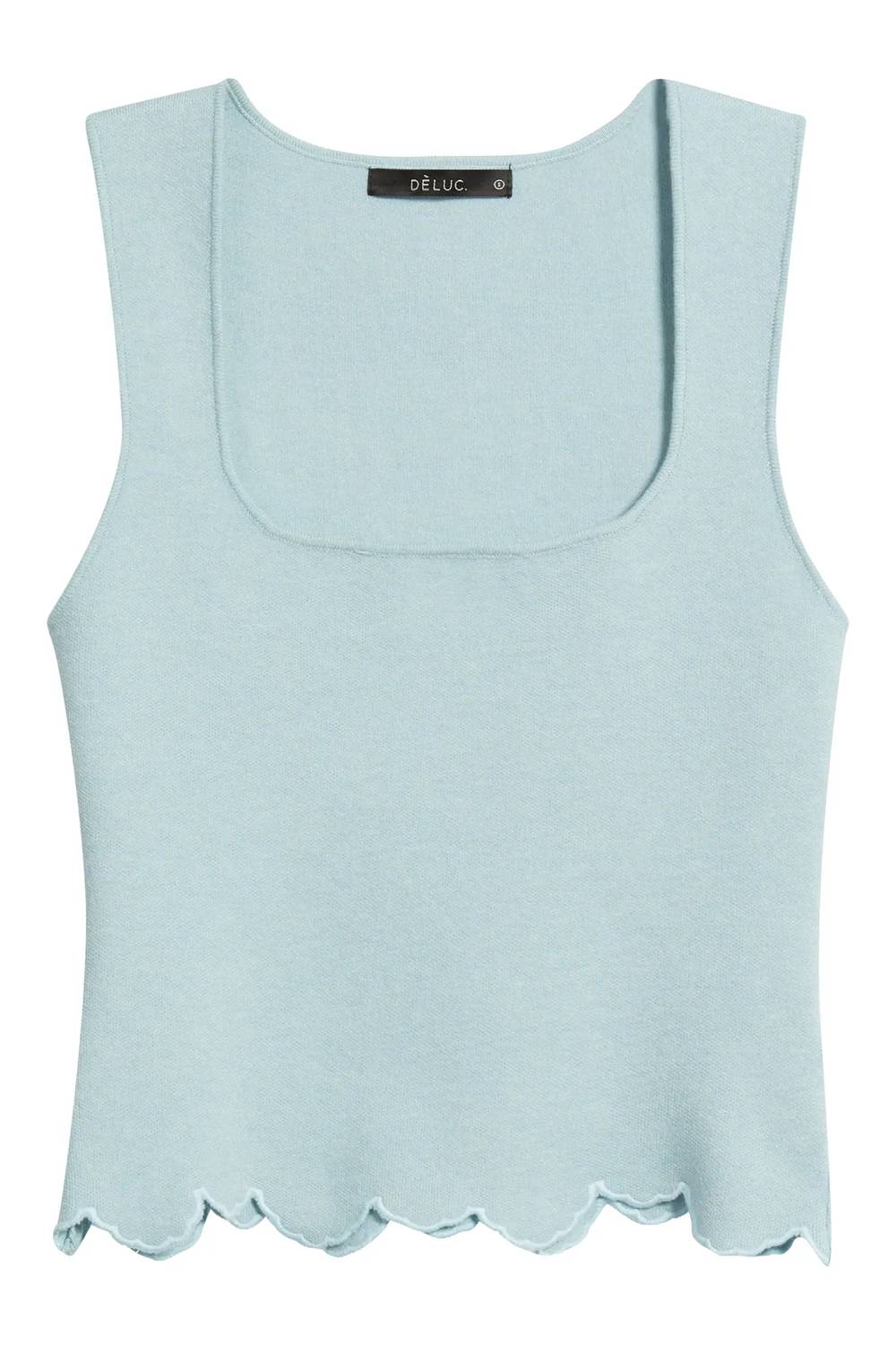 Deluc - Ithaca Embroidered Scallop Hem Tank
