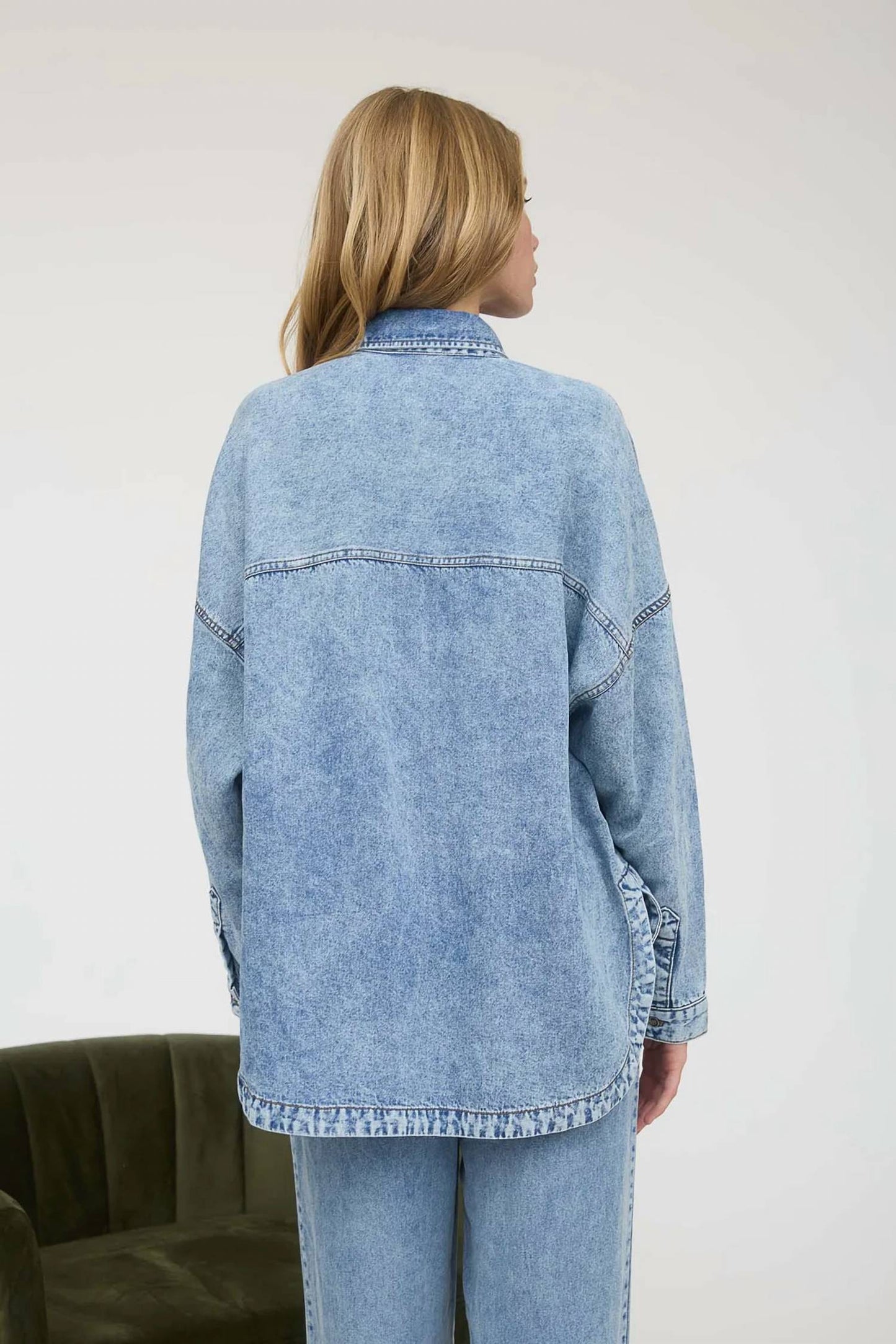 Blu Pepper - Button Down Long Sleeve Shirt