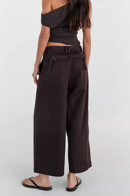 Free People - Silverlake Wide-leg Chino Trousers