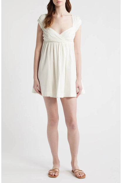 Free People - Raven Open Back Babydoll Minidress