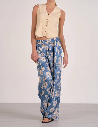 Elan - Waist Tie Flowy Pant