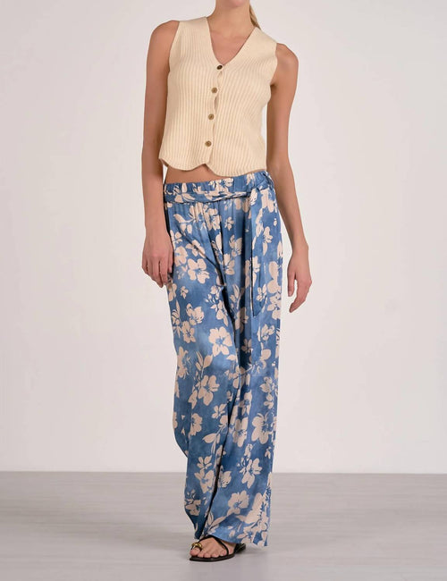 Elan - Waist Tie Flowy Pant