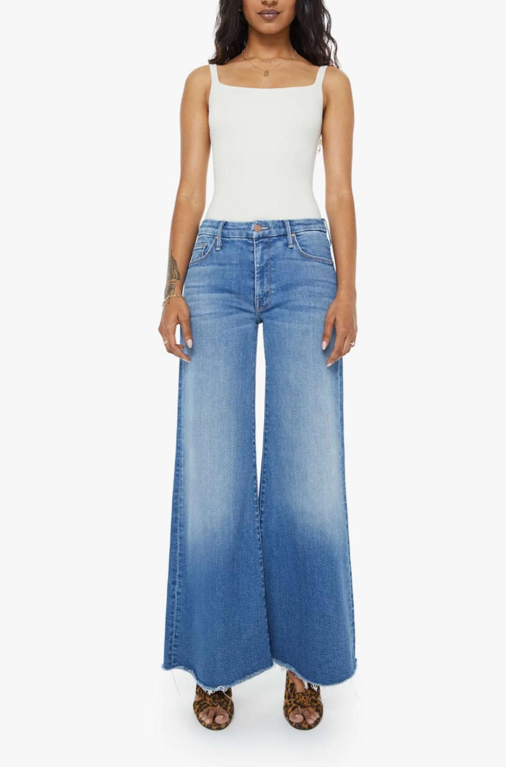 Mother - Lil Roller Frayin Flare Leg Jeans