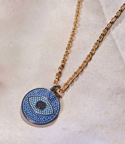 Marlyn Schiff - Women's Pavé Crystal Pendant Necklace