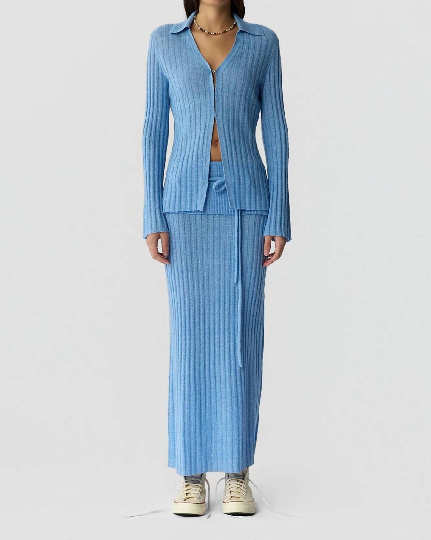 Guest In Residence - Breezy Ribbed Cardigan
