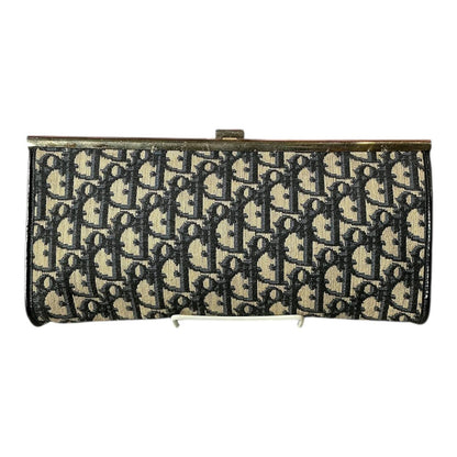 Christian Dior - Women's Vintage 1970s Frame Kisslock Trotter Leather Clutch