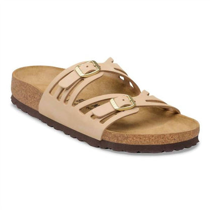 Birkenstock - Women's Granada Nubuck Slide Sandals