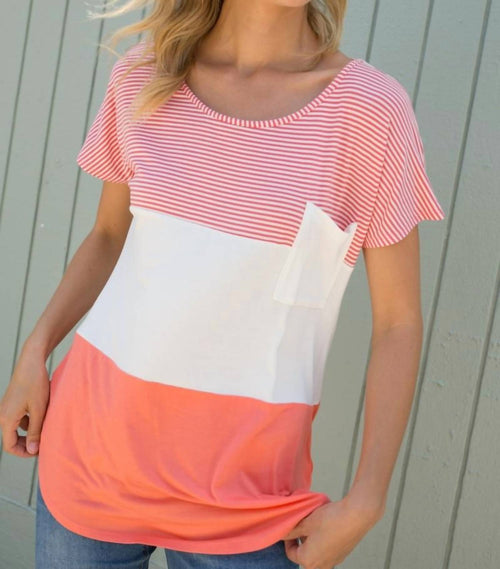 E. Luna - Mix Knit Tunic Top