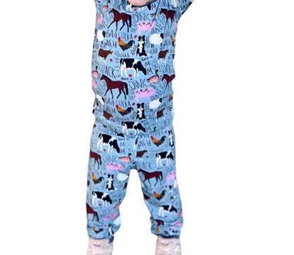 Hometown Honey - Kid's Two Piece Bamboo Pajamas