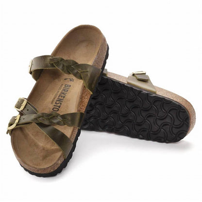 Birkenstock - Women's Franca Braided Oiled Leather Sandals