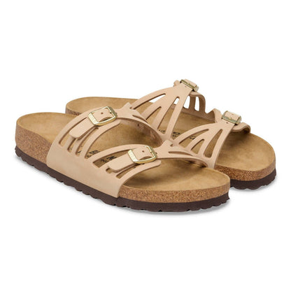 Birkenstock - Women's Granada Nubuck Slide Sandals
