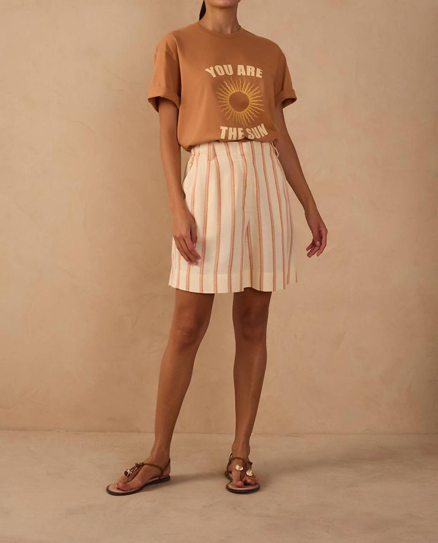 Dress To - Striped Walking Shorts
